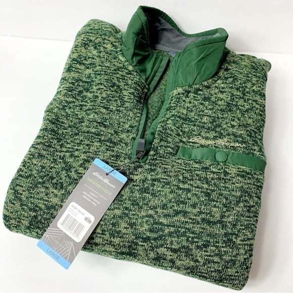 Eddie Bauer Fleece Pullover Sweater size Large - Picture 4 of 10